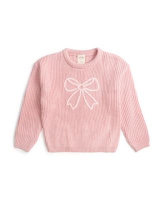 Big Girls Coquette Bow Knit Sweater