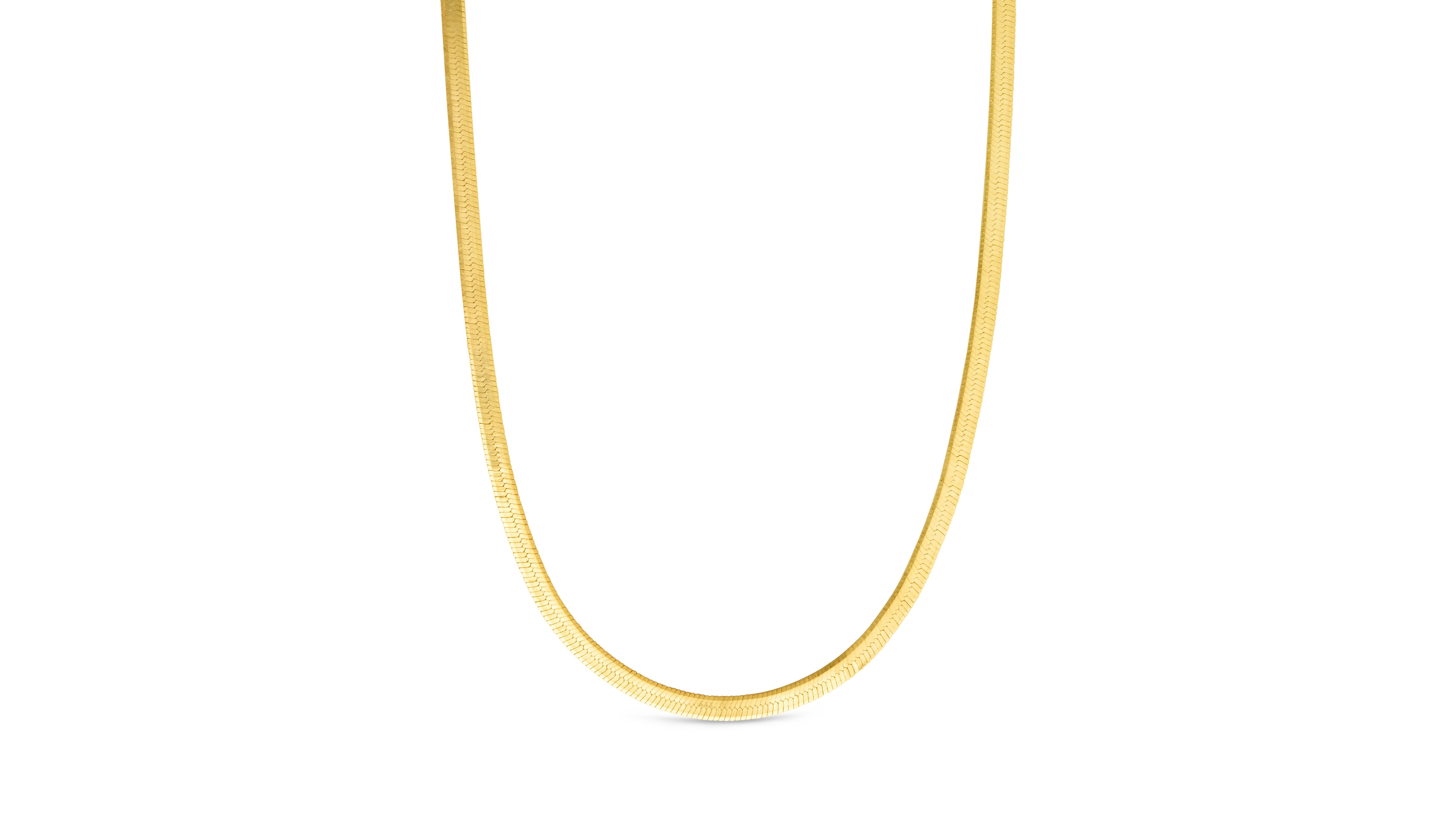 Sterling Forever Thin Herringbone Chain