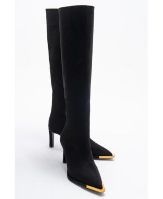 Prologue Women's Shoes Lexa Pointed Toe Knee High Boot