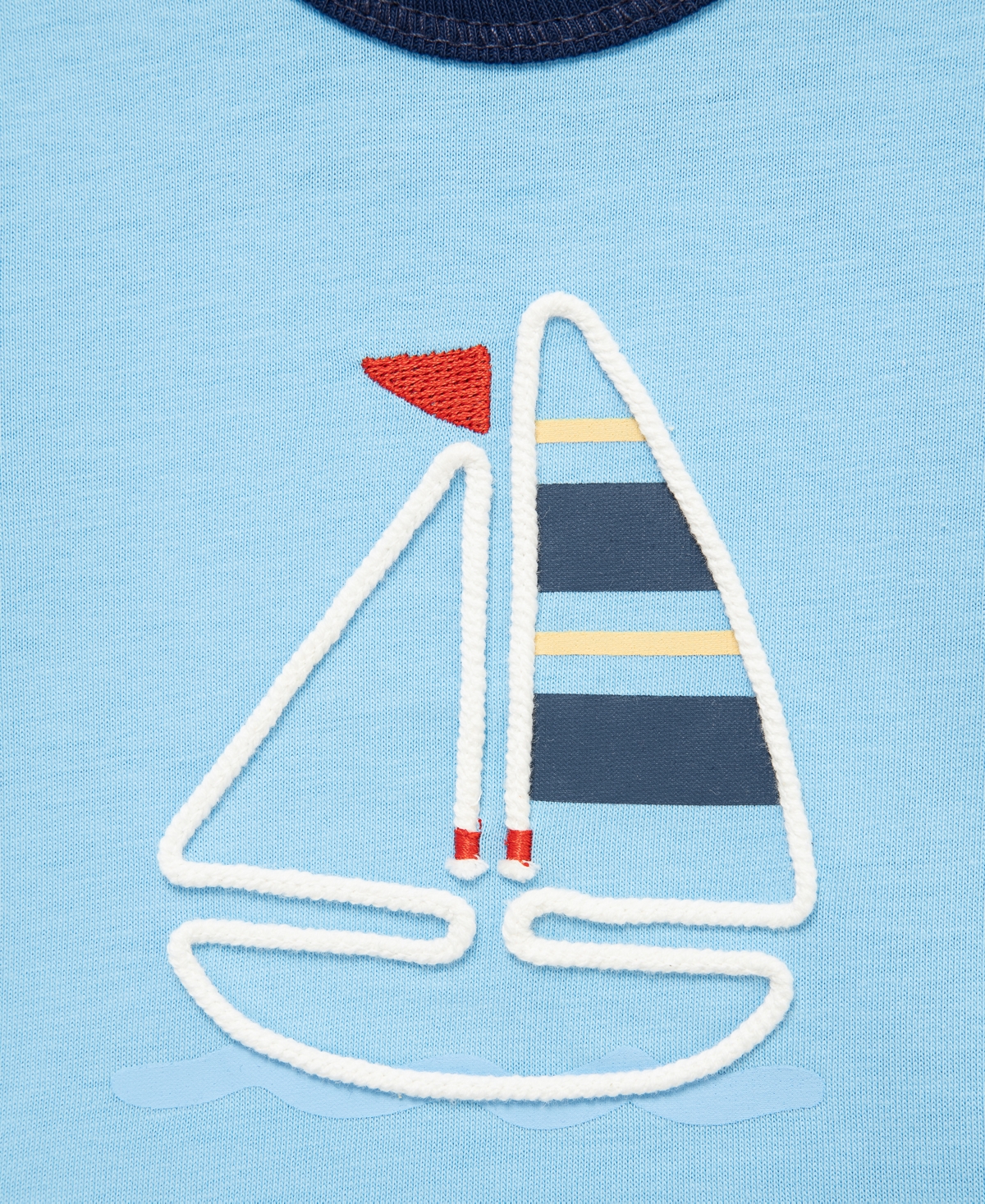 Little Me Baby Boys' Sailboat Printed Top, Joggers and Socks, 3-Piece Set