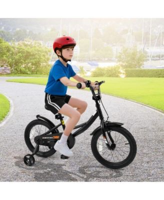 16 Inch Kids Bike with Training Wheels and Adjustable Seat