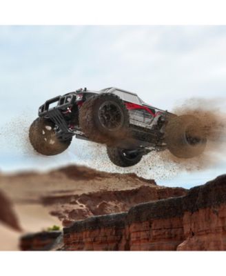 RC Car 1:10, 4WD Off-Road Monster Truck 38 km/h with 45&deg; Wheelie & 2 Batteries, High-Speed Racing Toy for Kids 8+, IPX4