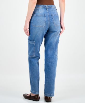 Women's High Rise Utility Denim Jeans