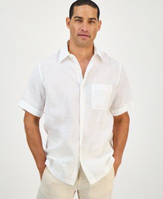 Men's 100% Linen Shirt, Created for Macy's 