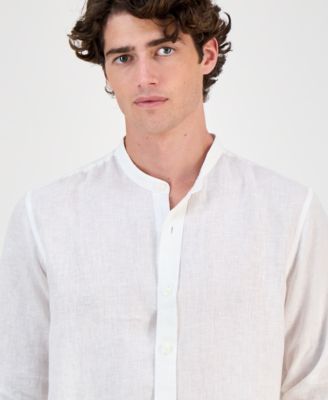 Men's 100% Linen Shirt, Created for Macy's 