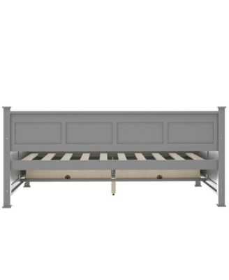 Streamdale Twin Daybed with Storage Drawers and X-Frame