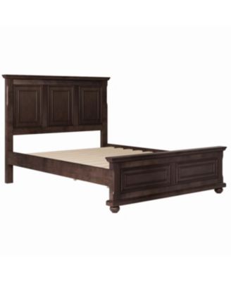 Streamdale Vintage Queen Bed Frame, Rich Brown
