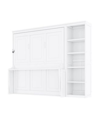 Murphy Bed with Desk and Bookshelf