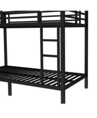 Metal Twin XL over Twin XL Bunk Bed - Black