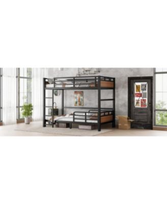 Twin XL/Twin XL Metal Bunk Bed, Separable