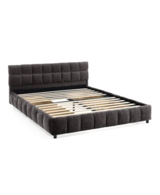 Queen Size Upholstered Bed with Storage Drawer