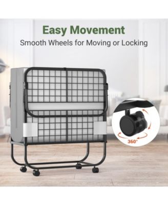 Foldable Rollaway Bed with Storage Cover