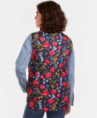 Women's Print FeatherFree Quilted Insulated Vest