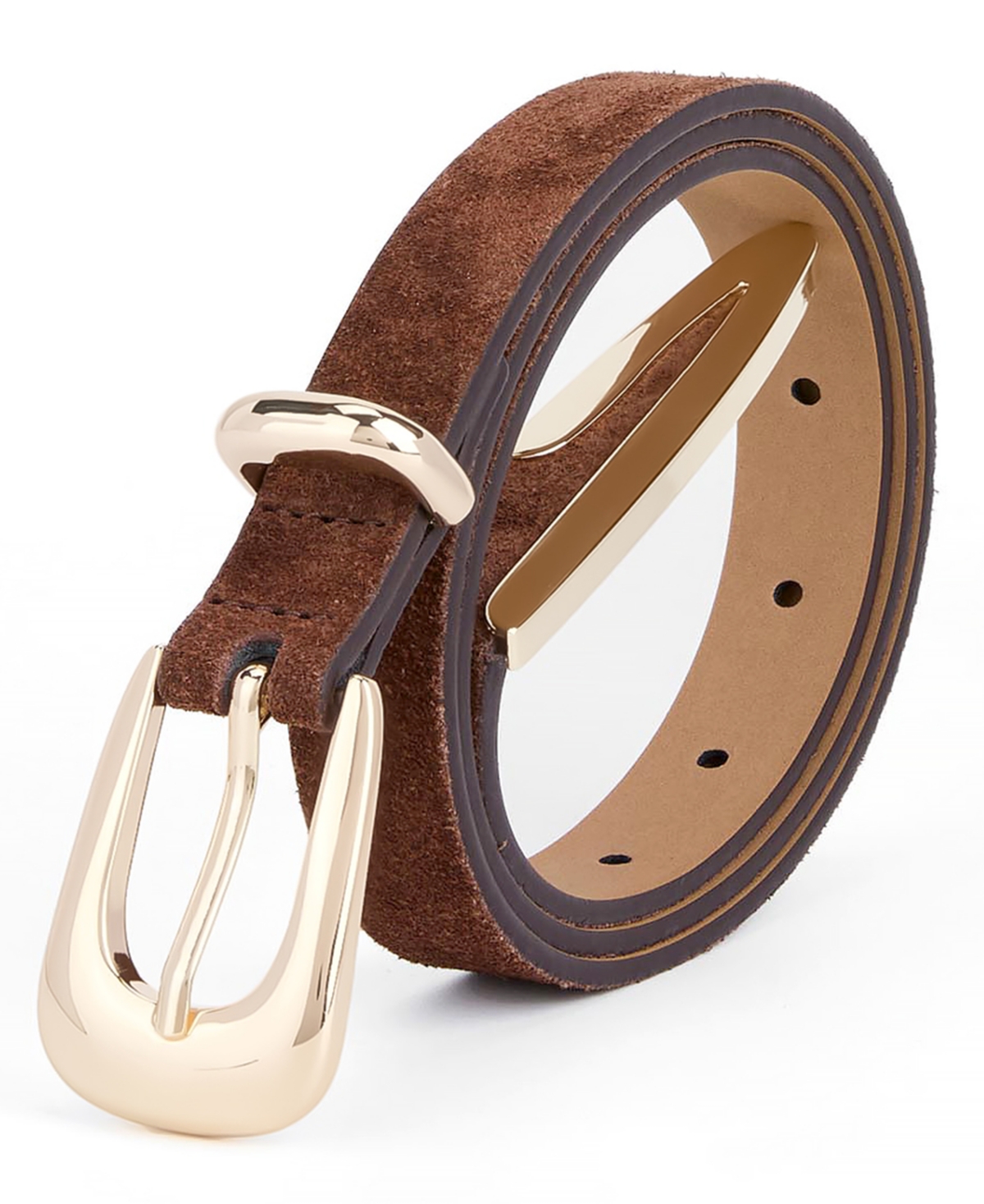 Ettika Modern Saddle Leather Belt