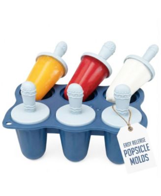 Baby Popsicle Mold – Silicone Teething Ice Pop Molds for Infants & Toddlers, 6-Cavity, BPA-Free, Dishwasher Safe