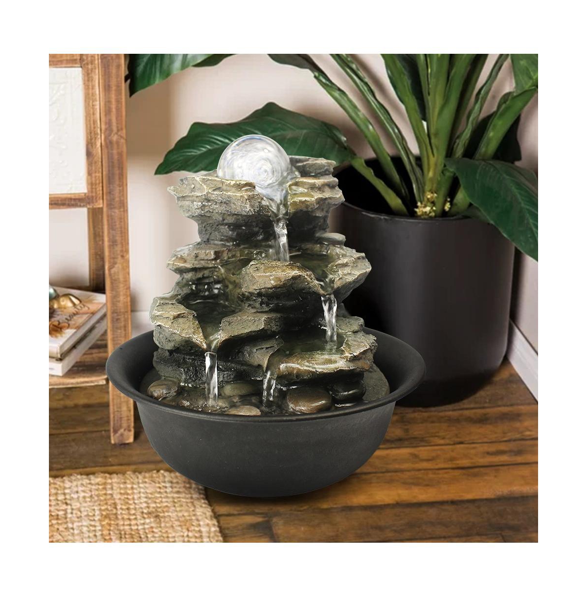 SunJet 11" Spinning Orb Tabletop Fountain