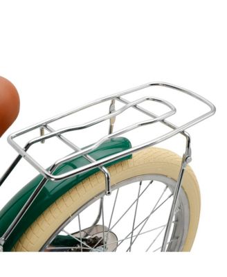 18-Inch Kids Bike, Growing Gift for Ages 6-10 with Basket, Comfort Seat & Training Wheels