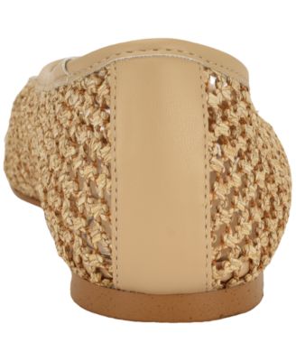 Women's Aylora Triangle Logo Woven Mesh Ballet Flats