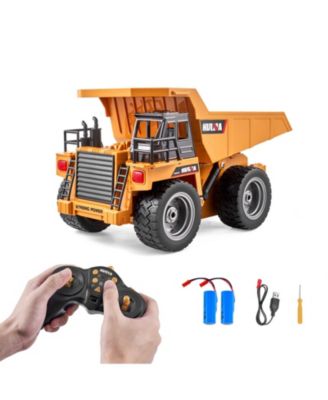 1:18 Scale RC Dump Truck with Metal Cabin & Working Headlights