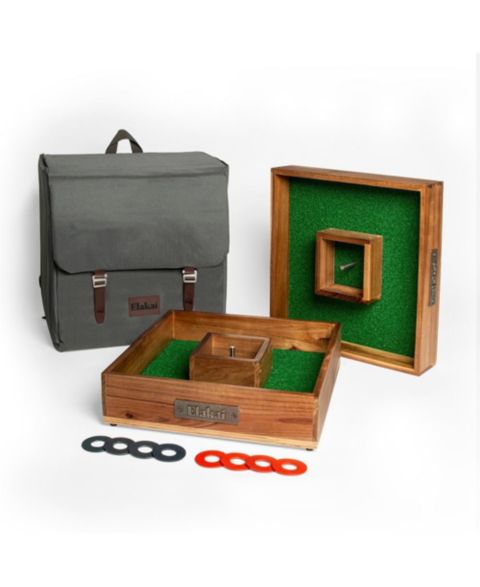 Детская игрушка Elakai Forester 18" Acacia Wood Game-Over Pole Washer Toss Game, Ages 14+, цвет: Разноцветный