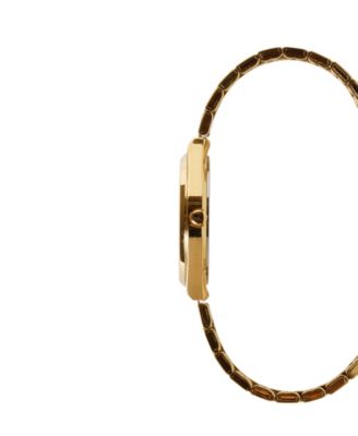 Men's Japanese Quartz Gold-Tone Stainless Steel Watch, 35mm