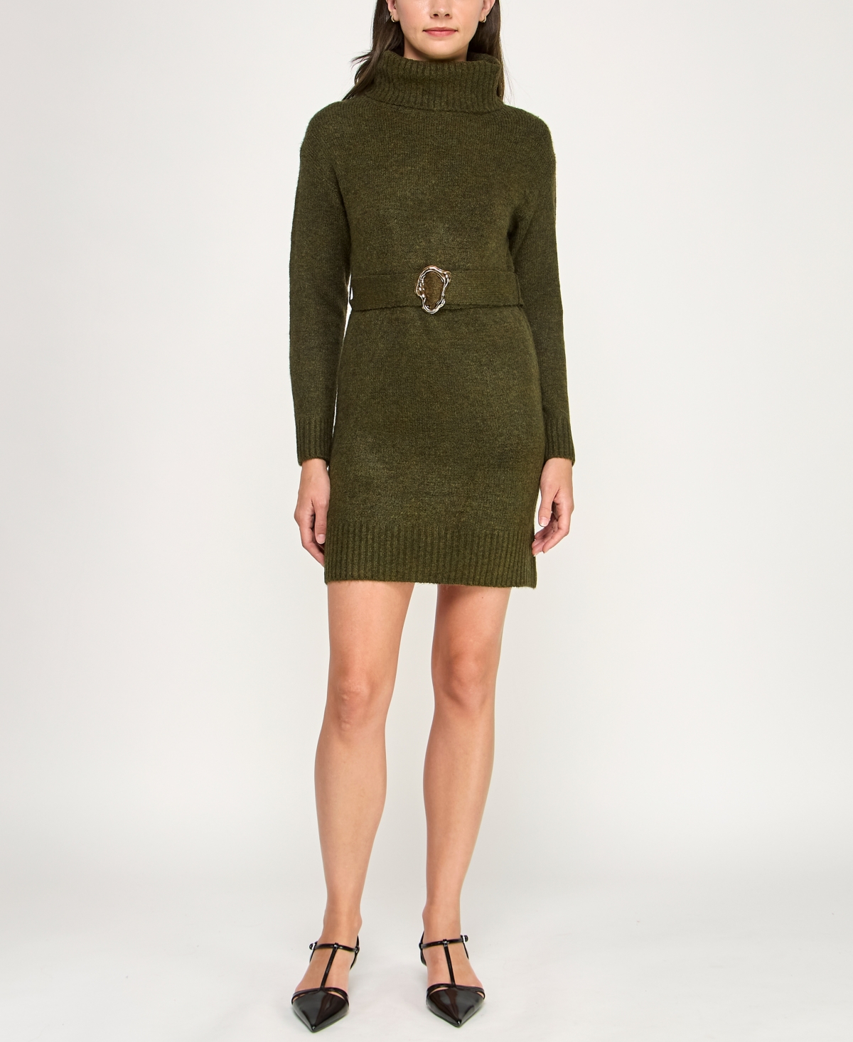 Bcx Juniors' Turtle Neck Sweater Dress