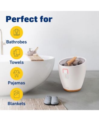 Towel Warmer, Small Bucket Style Towel Heater with LED Display, Adjustable Timer, & More!