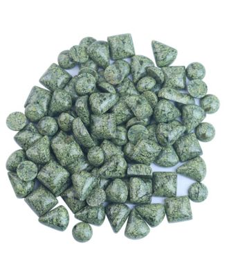 Sterling Silver Serpentine Cactus Flower Marquise Feather Necklace, 20 Inches