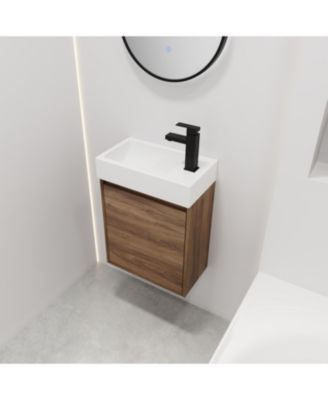 Streamdale 18" Compact Floating Vanity with Sink