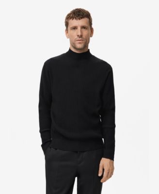 Men's Ribbed Turtleneck Sweater