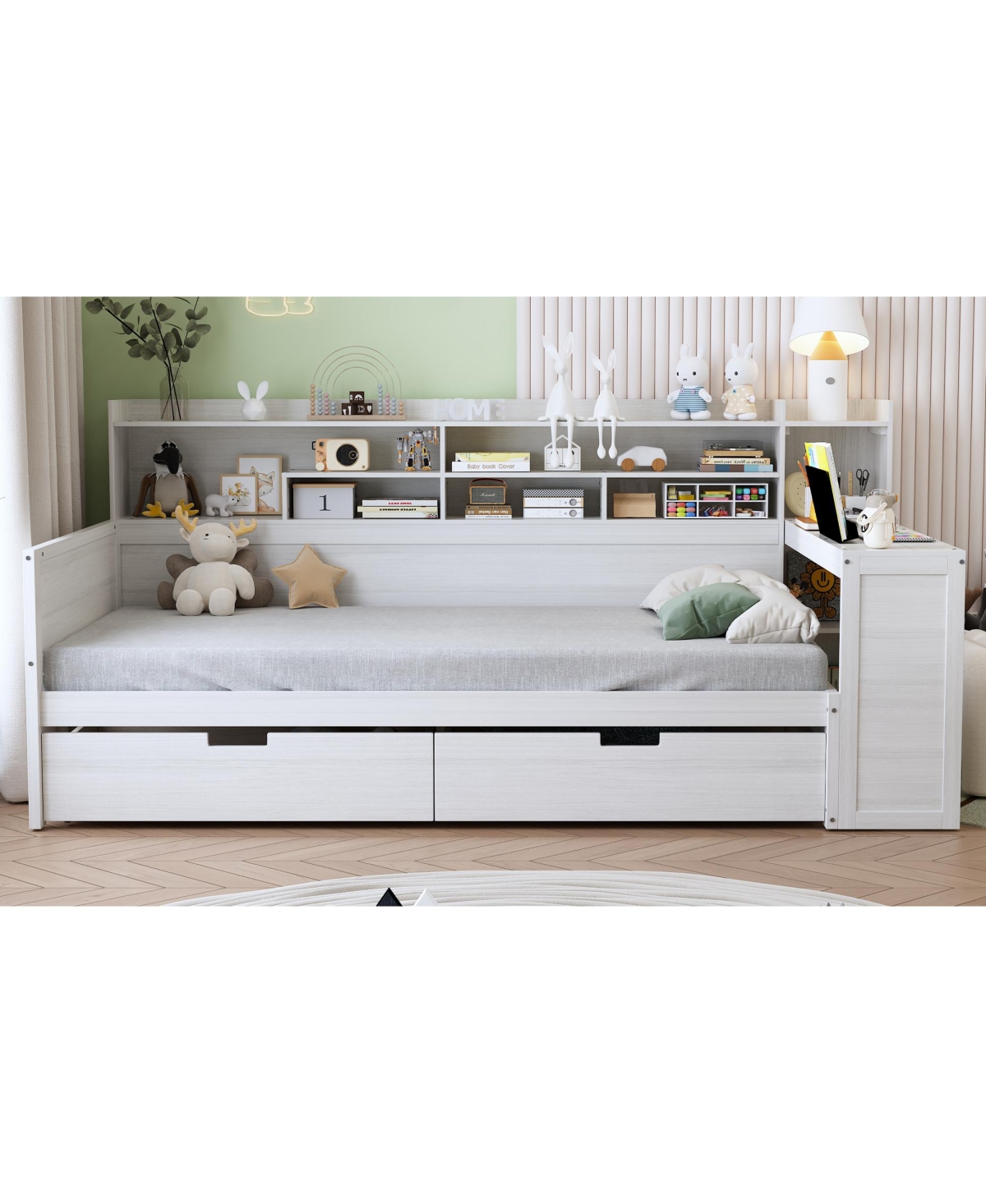 Streamdale Furniture Twin Daybed with Storage & Desk