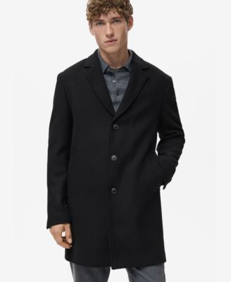 Men's Lightweight Wool Coat