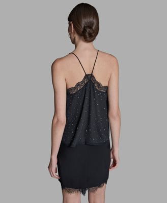 Women's Hot Fix Lace Camisole