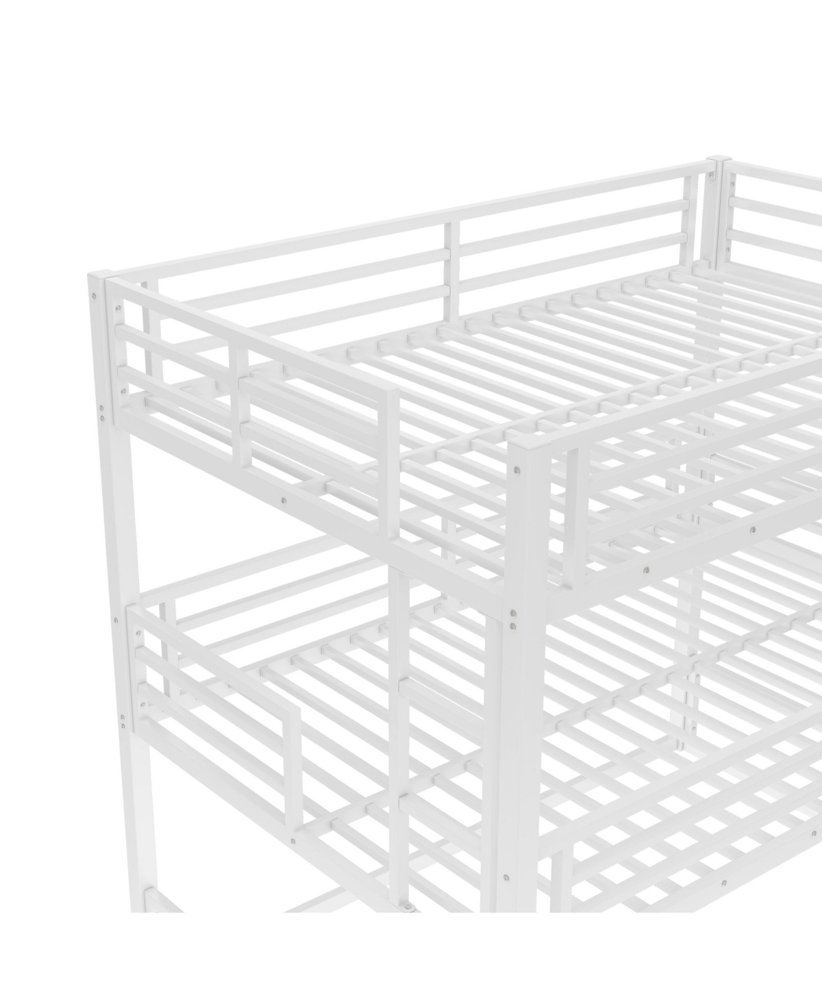 Streamdale Furniture Streamdale Triple Bunk Bed, Metal, Heavy-Duty