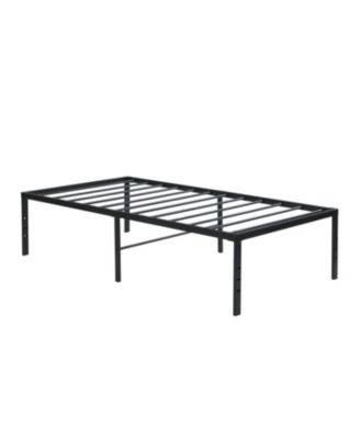 Twin Black Metal Bed Frame- Heavy Duty, Quiet, Easy Assembly
