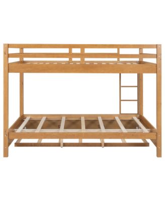 + Queen Size + Wood + Ladder & Trundle + Bunk Bed