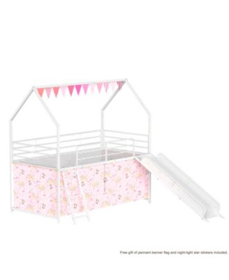 Superhero Bunk Bed with Slide- Kids' Playful Haven