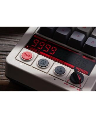 Retro 18 Wireless Mechanical Number Keypad and Calculator for Windows and Android - Fami Edition