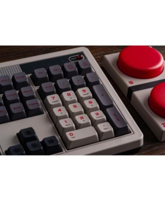 Retro Wireless Gaming Mechanical Keyboard with Number Pad for Windows and Android - N Edition