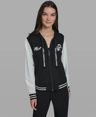 Women's Karl and Choupette Zip Hooded Jacket
