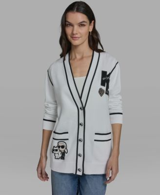 Women's Long-Sleeve Varsity Cardigan