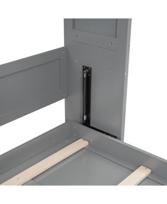 Streamdale Full Size Murphy Bed Wall Bed with Shelves