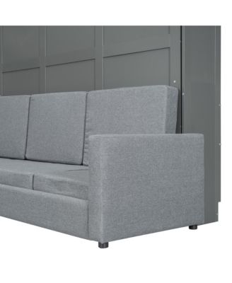 Queen Size Murphy Bed Wall Bed with Sofa