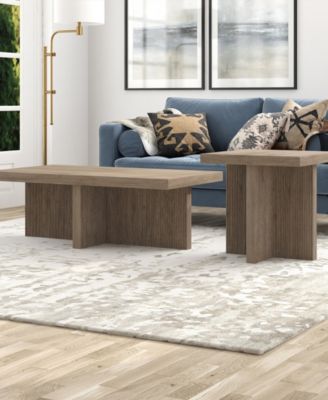 Boden 22" Wide Square Fluted Side Table