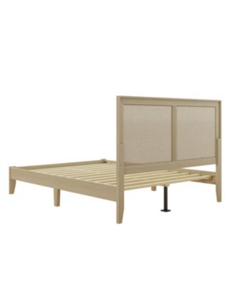 Solid Wood Platform Queen Bed