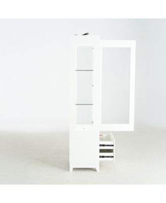 71" Wood (or relevant material) LED Light Display Cabinet