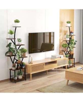 Lighted 8-Tier Plant Stand Indoor