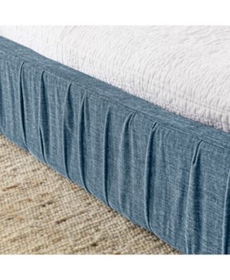 Queen Upholstered Platform Bed Frame with Headboard