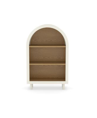 Arched & Woodgrain 3-Shelf Bookcase