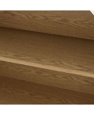 Arched & Woodgrain 3-Shelf Bookcase